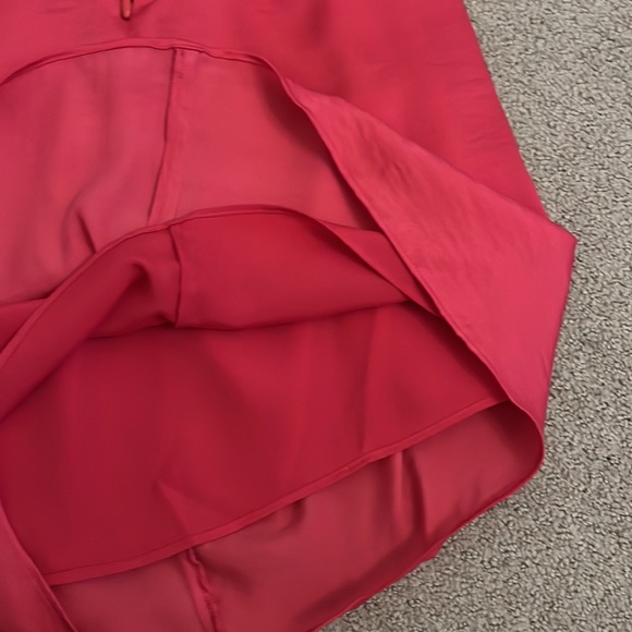 BCBG Max Azria Palais One Shoulder Dress - Begonia /Pink - Size 4 - Picture 10 of 16